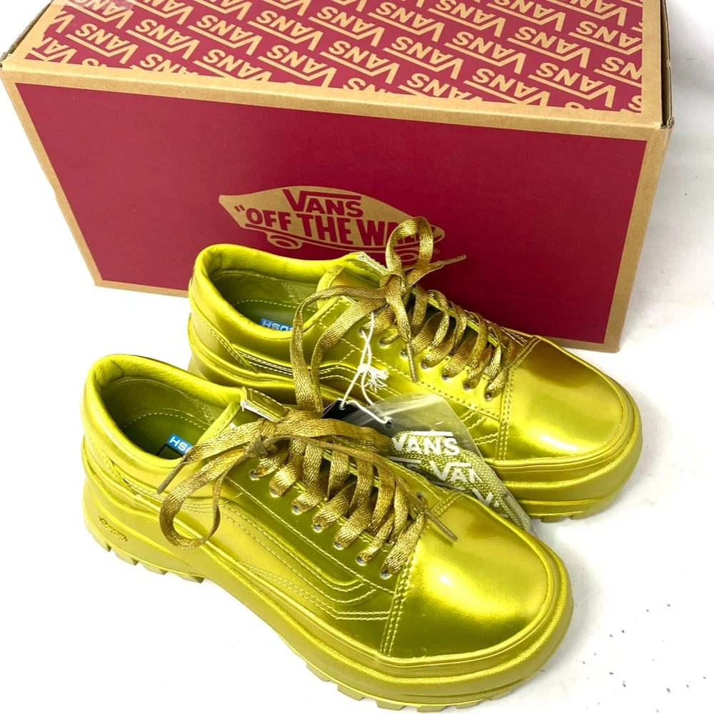 VANS Collina Strada Old Skool Vibram Women Synthetic Yellow Low Shoe VN0009Q4YL9 - Picture 6 of 11